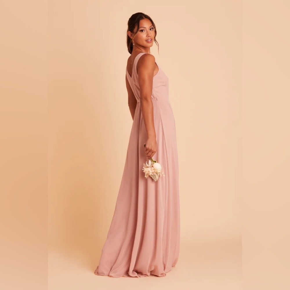 Birdy Grey Minae Chiffon Dusty Rose Dress - Picture 2 of 4